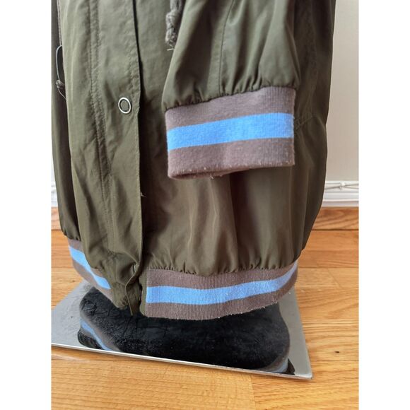 Free People Women's Windswept Jacket Green Olive Lightweight Size XS No Hood - Picture 15 of 16